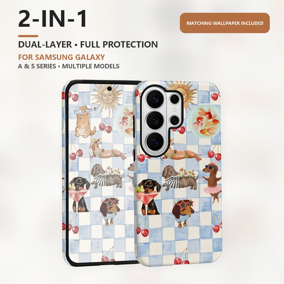 Funny Dogs Summer 2-in-1 Dual- - огляд і ціна Computer Case