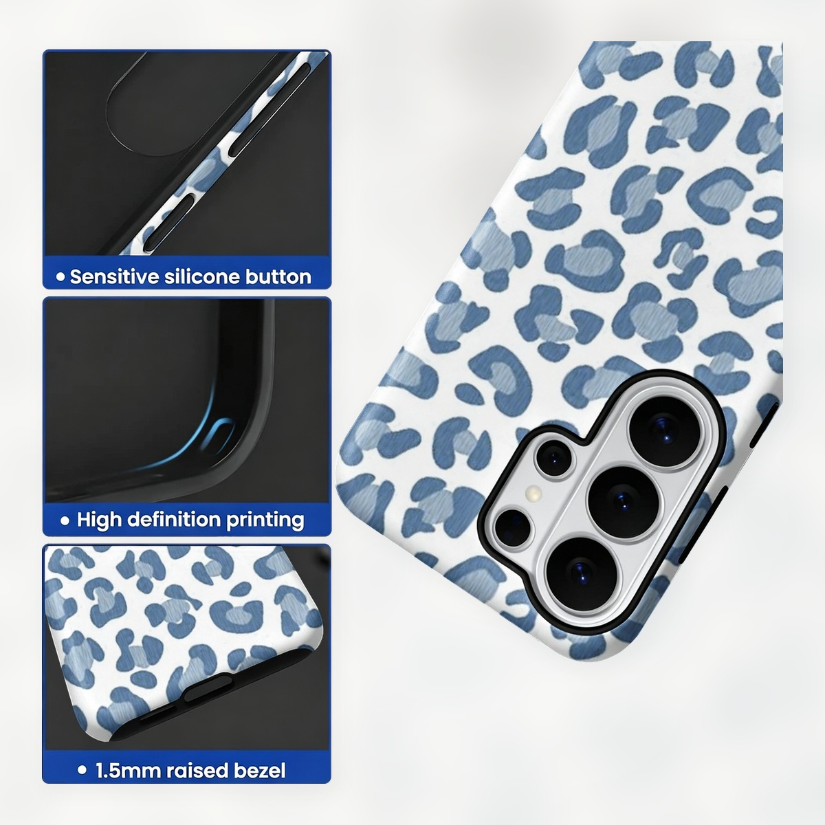 Blue Leopard Print 2-in-1 Dual - огляд і ціна Computer Case