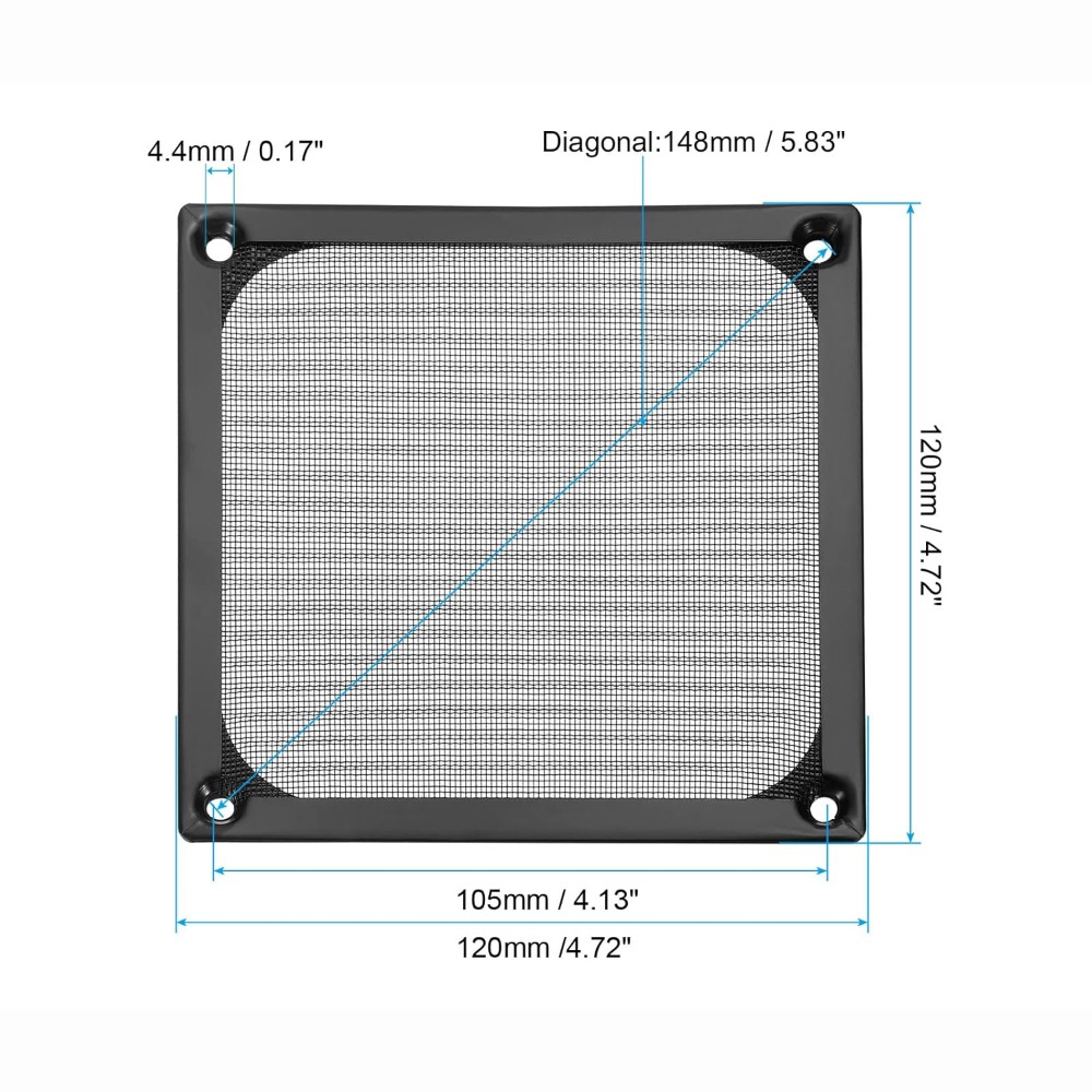 Mesh Cover Anti Rust Computer  - огляд і ціна Dust Filter Pc