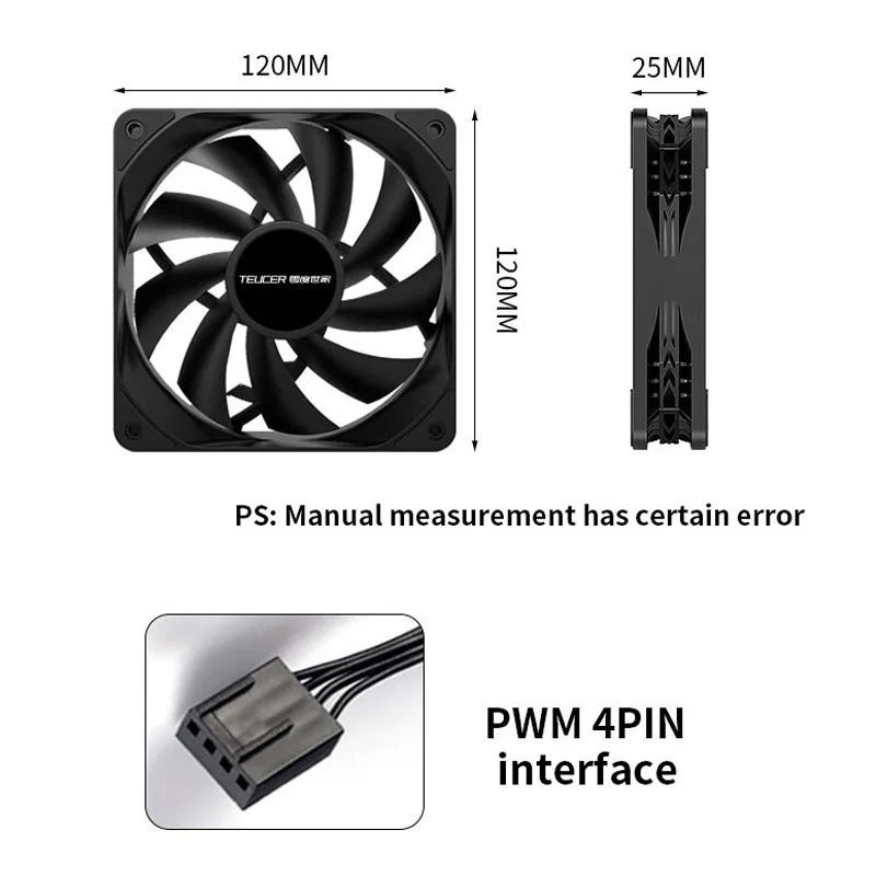 Teucer 12cm Chassis Fan PWM Co - огляд і ціна Case Fan Controller