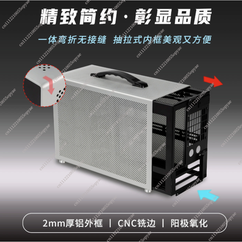 D3 Aluminum Mini PC Case 280 W - огляд і ціна Atx Case