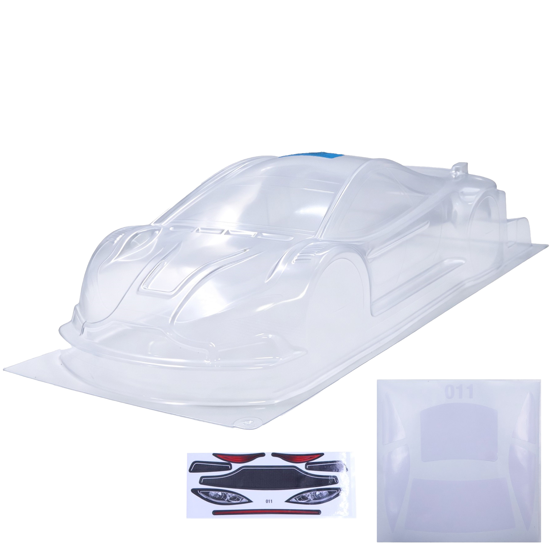 1/10 RC Unpainted On Road Clea - огляд і ціна Pc Chassis